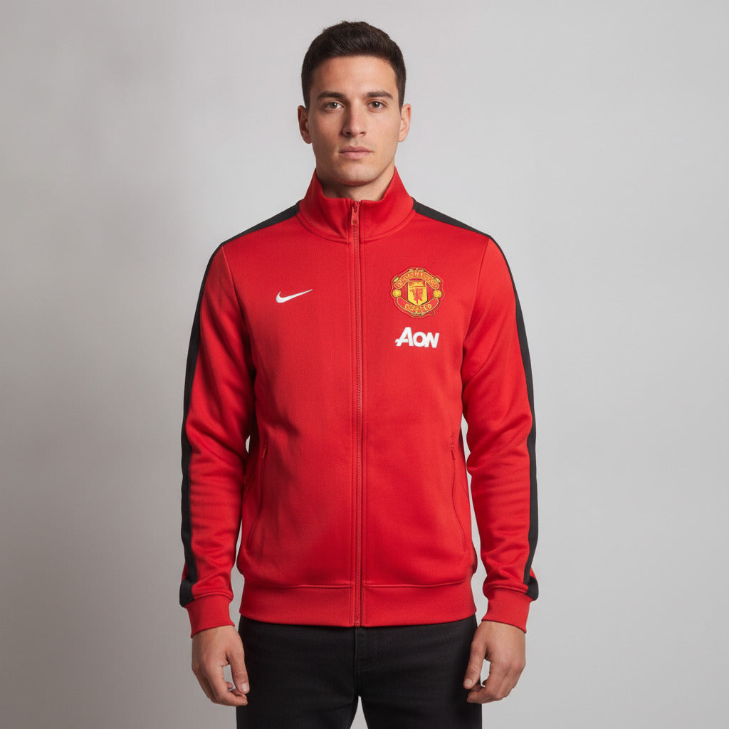 Nike Manchester United AON Track Jacket Red Black Size S