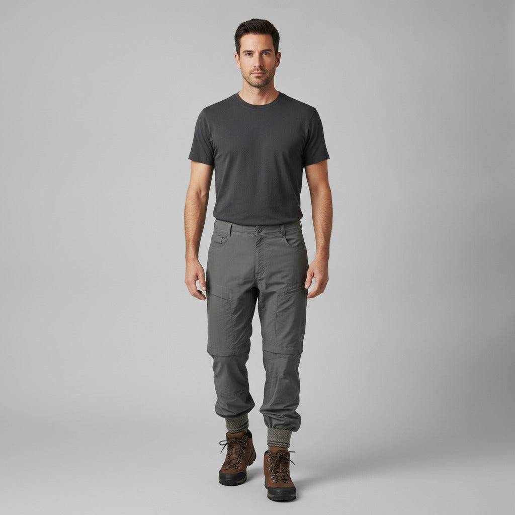 The North Face Men's Convertible Zip-Off Hiking Pants Gray Size XL Regular