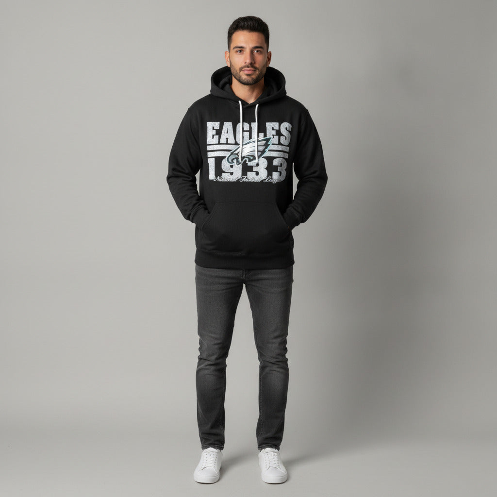 NFL Philadelphia Eagles 1933 Pullover Hoodie Sz M NWT