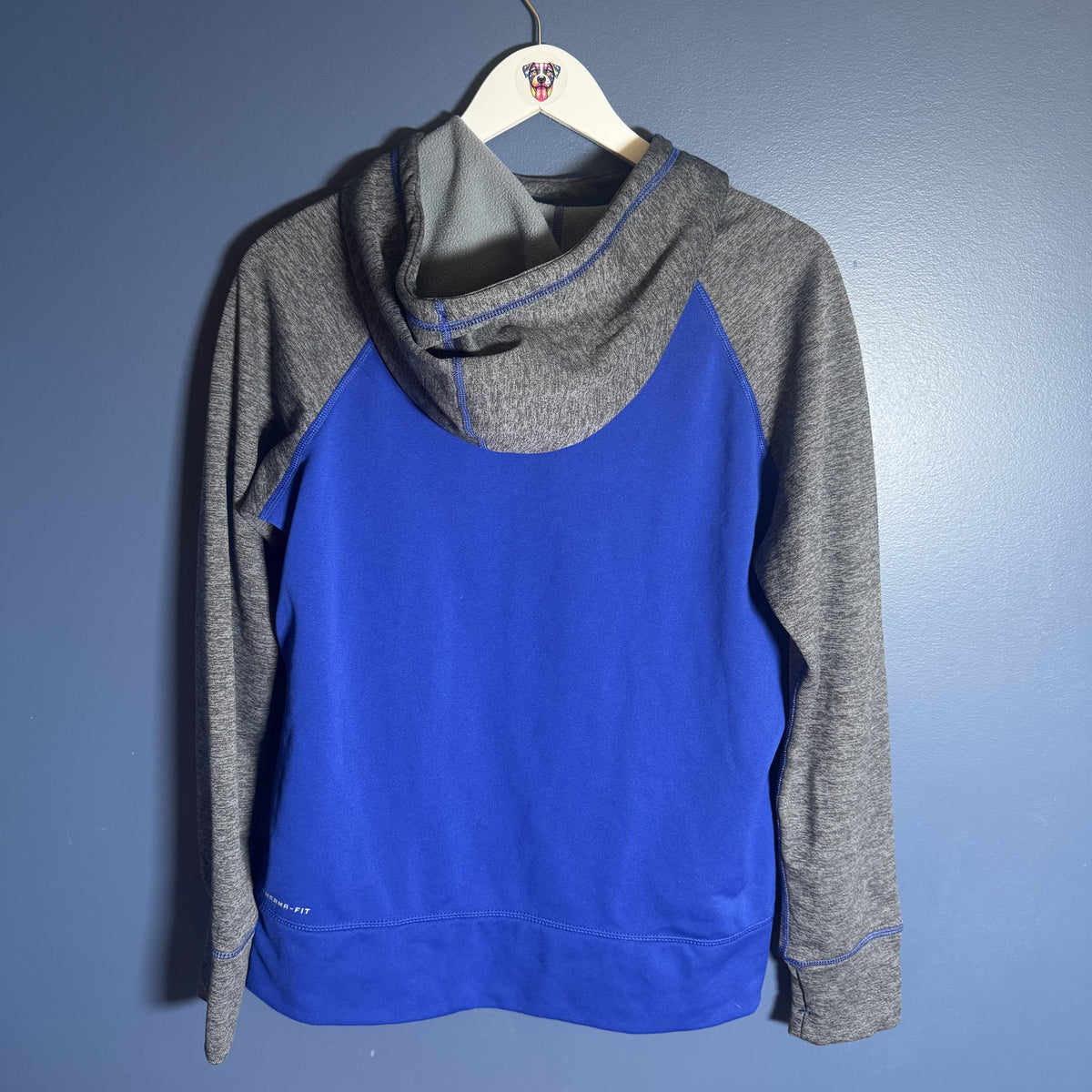 Nike Therma-Fit Toronto Blue Jays MLB Pullover Hoodie Blue Gray Sz L Mock Neck