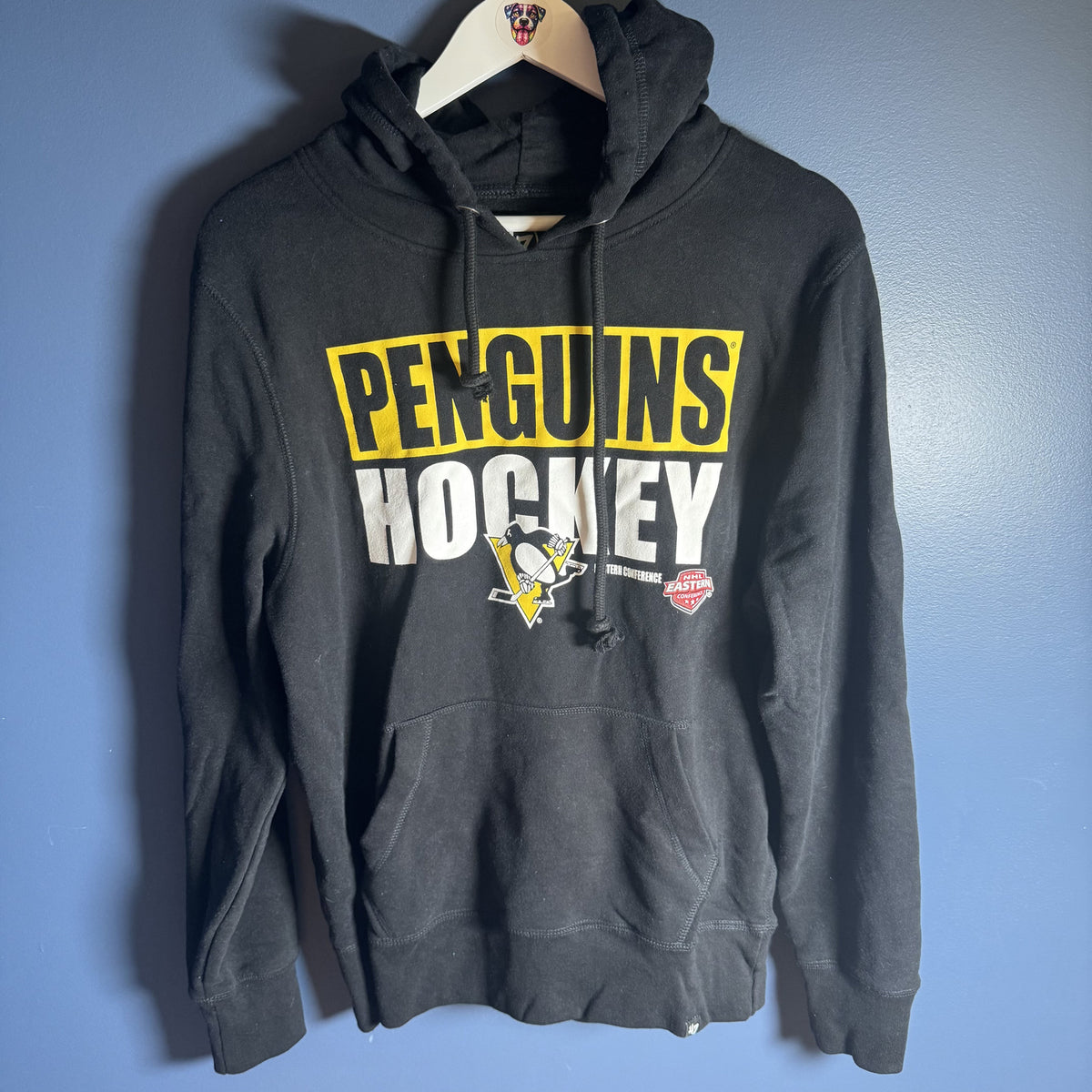 47 Brand Pittsburgh Penguins NHL Hockey Pullover Hoodie Sz L