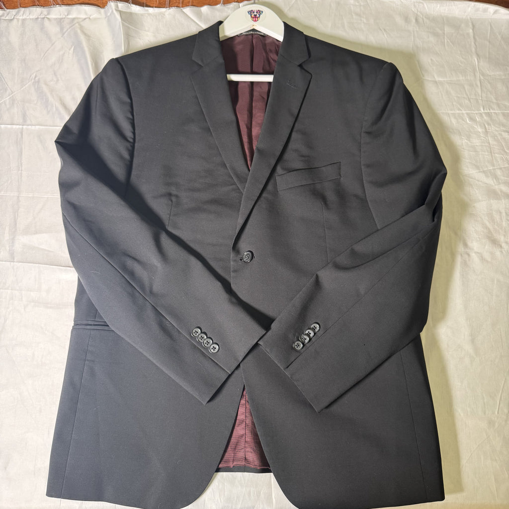 Jack Victor Prossimo Men’s Black Wool Blazer Sport Coat 42S Made in Canada