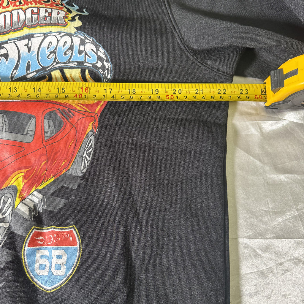 Hot Wheels Rodger Dodger Graphic Pullover Sweatshirt Black Small 2024