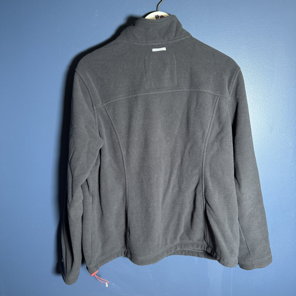 L.L.Bean Women’s XL Fleece Jacket Full Zip Gray Outdoor Hiking Polartec Style
