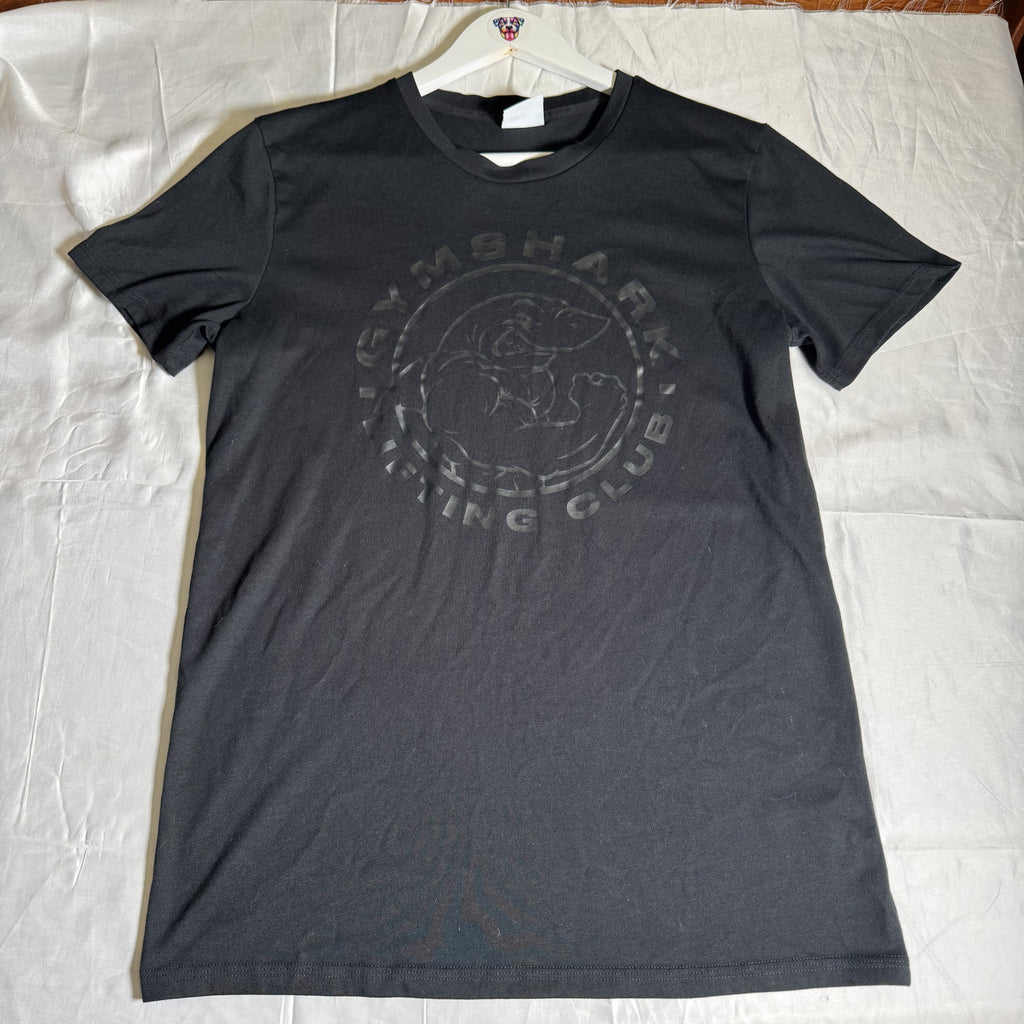 Gymshark Lifting Club Black Graphic T-Shirt Men’s Small S Gym Workout Tee
