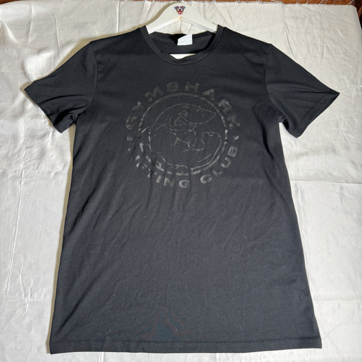 Gymshark Lifting Club Black Graphic T-Shirt Men’s Small S Gym Workout Tee