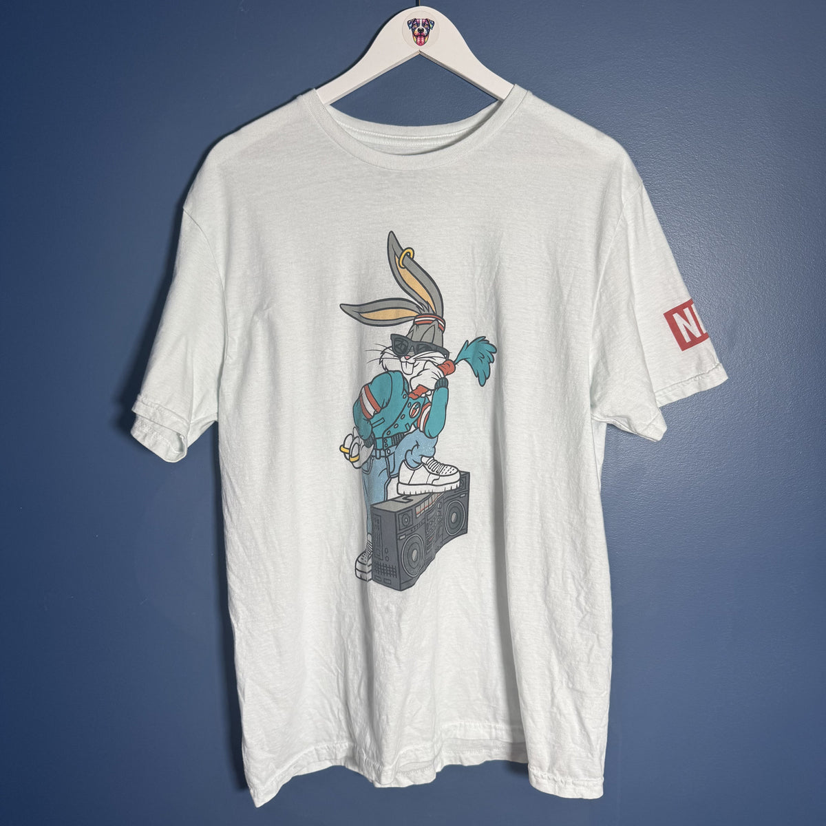 Neff x Looney Tunes Bugs Bunny Hip Hop Boombox Graphic T-Shirt Men’s Large
