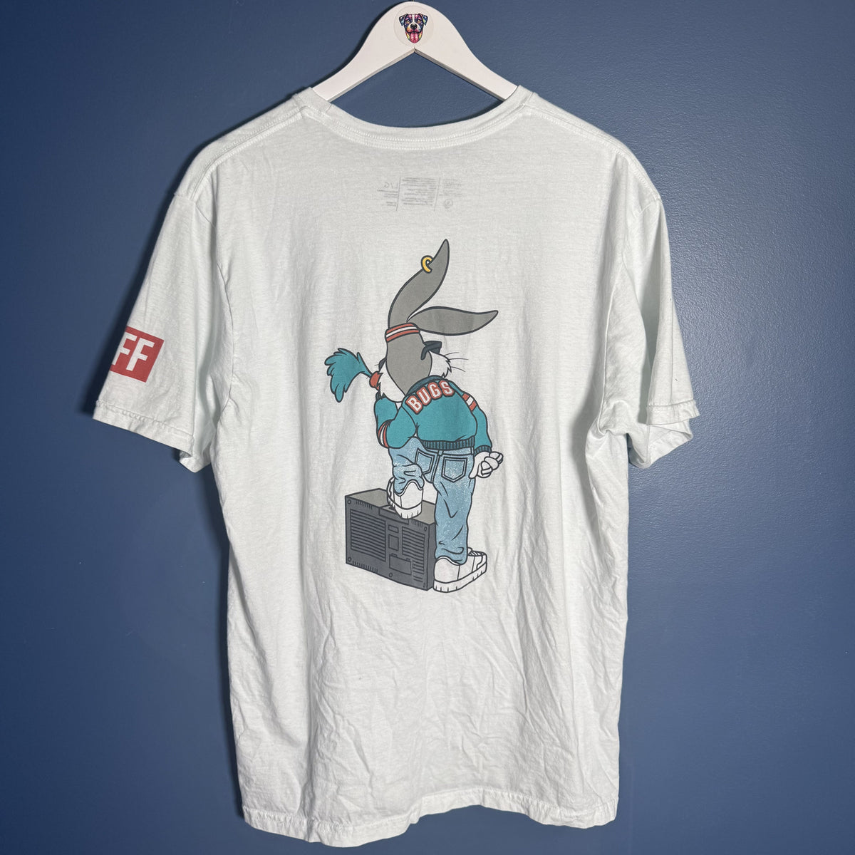 Neff x Looney Tunes Bugs Bunny Hip Hop Boombox Graphic T-Shirt Men’s Large
