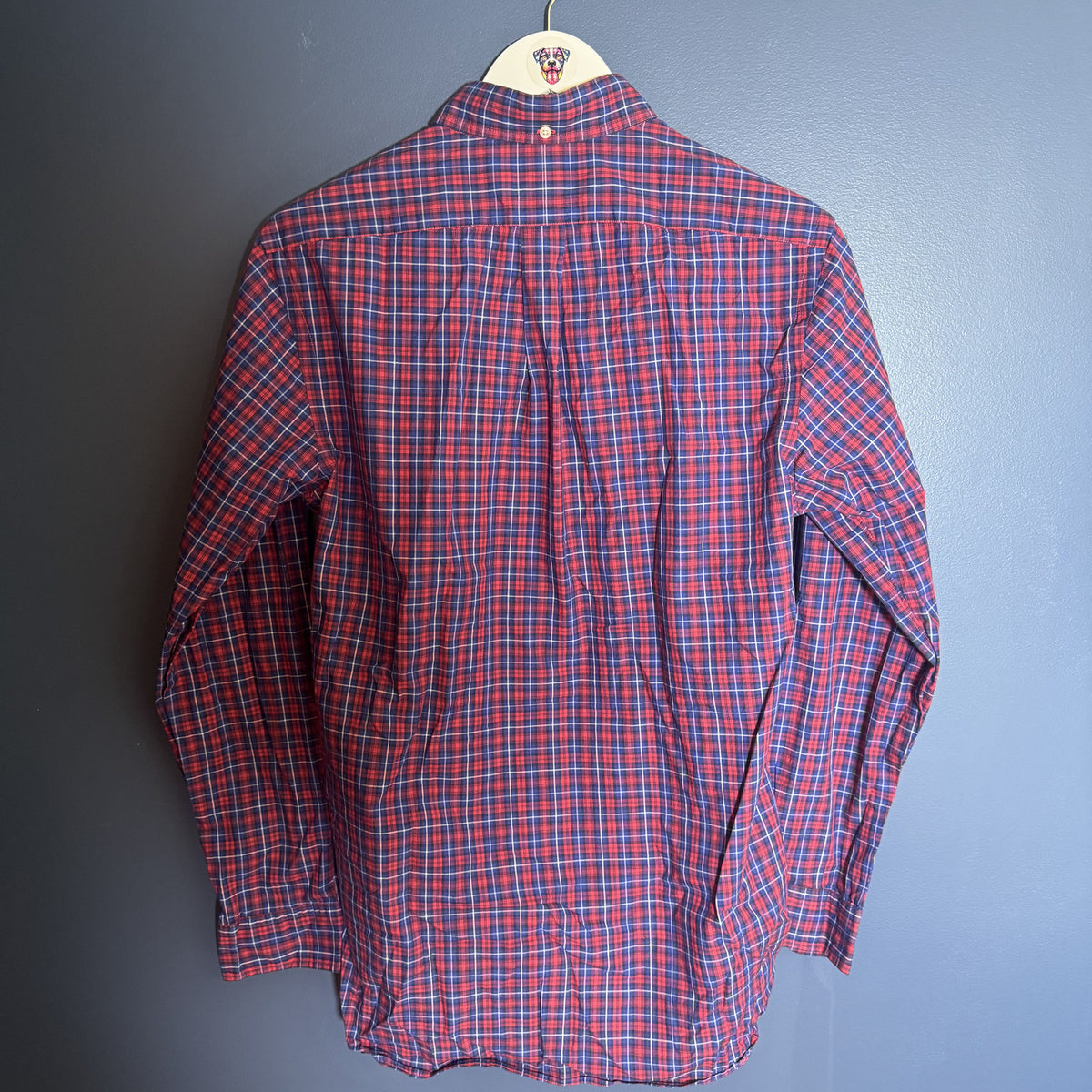 Polo Ralph Lauren Men's Plaid Button Down Shirt Red Blue Size Small