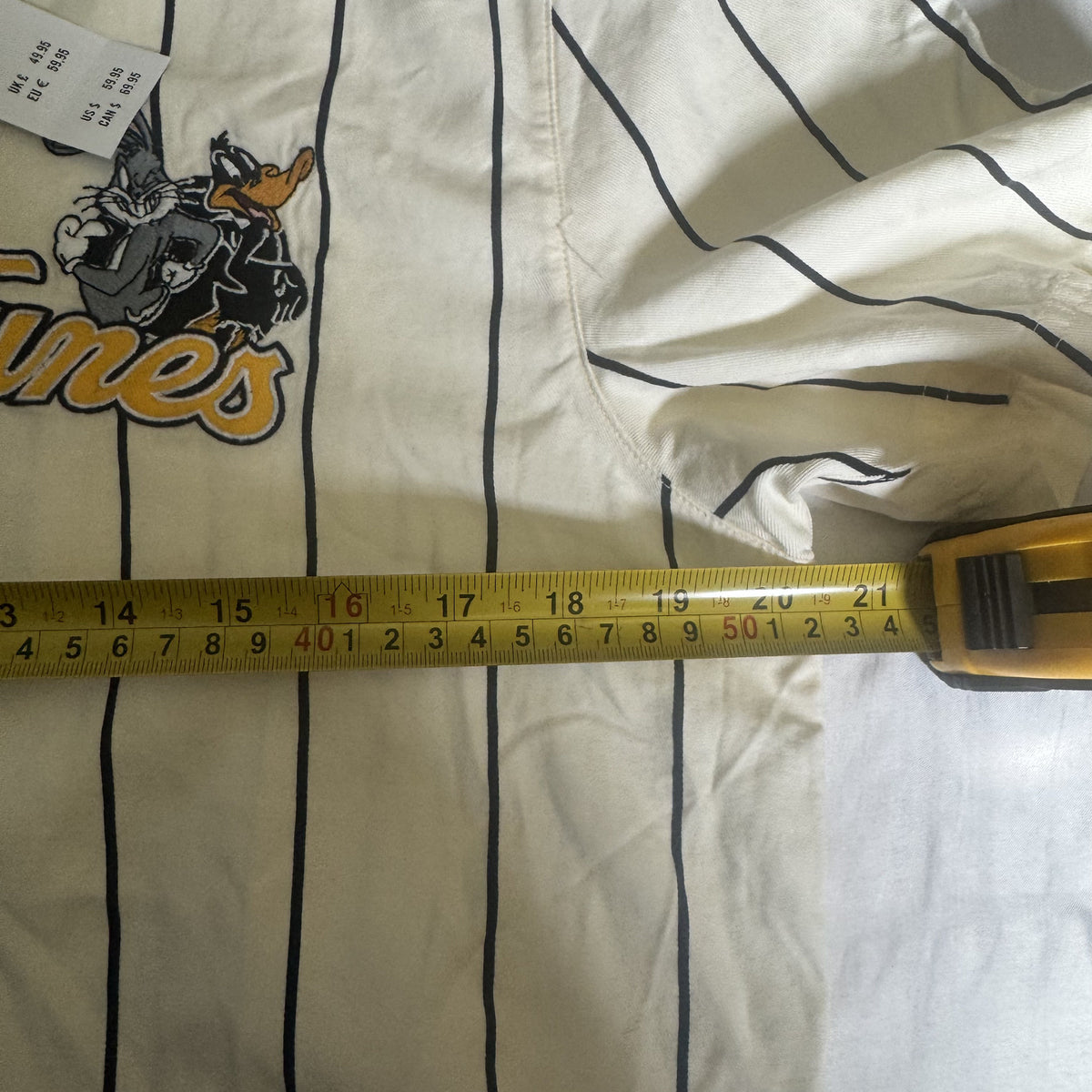 Hollister Looney Tunes Baseball Jersey Shirt Small NWT Boxy Fit Warner Bros