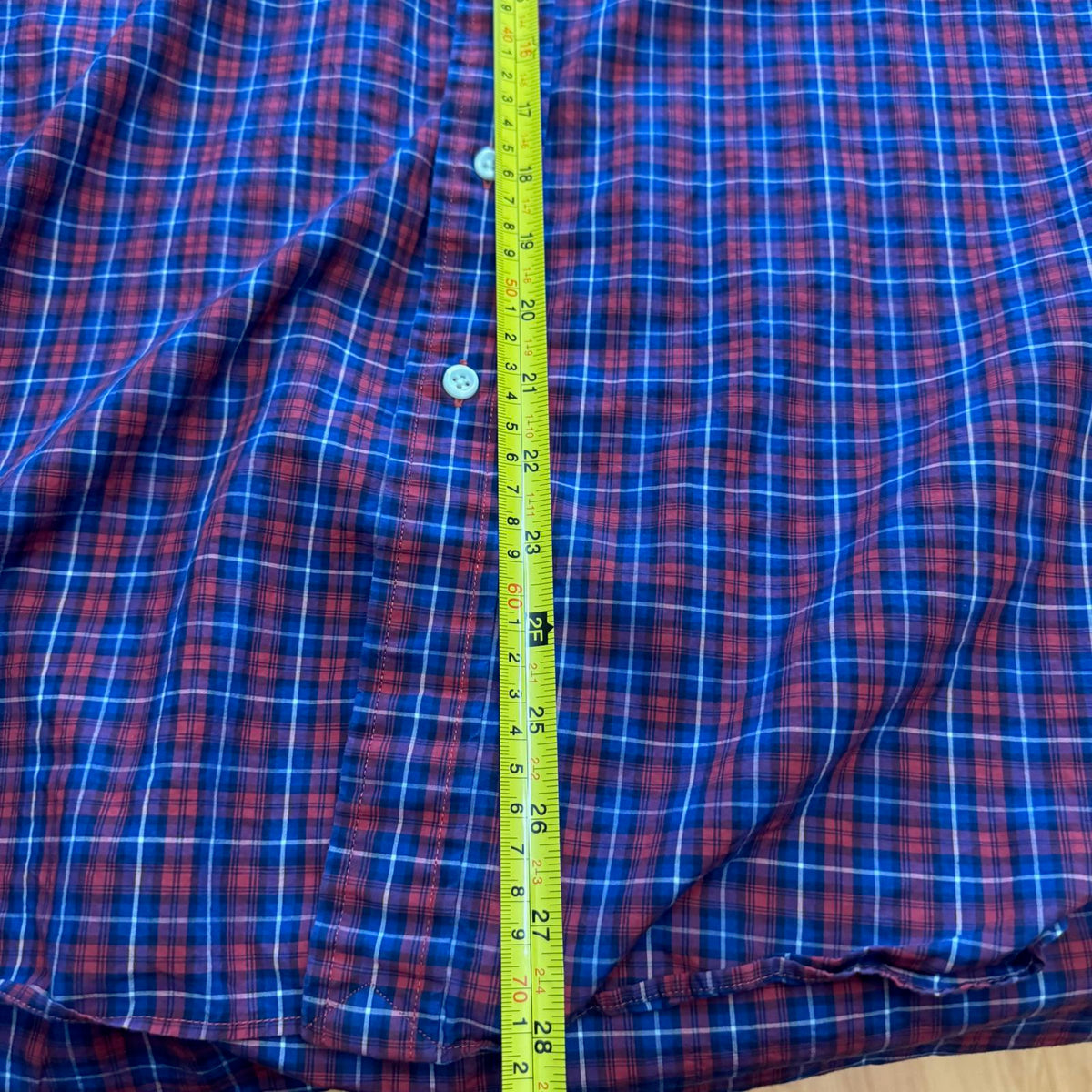Polo Ralph Lauren Men's Plaid Button Down Shirt Red Blue Size Small