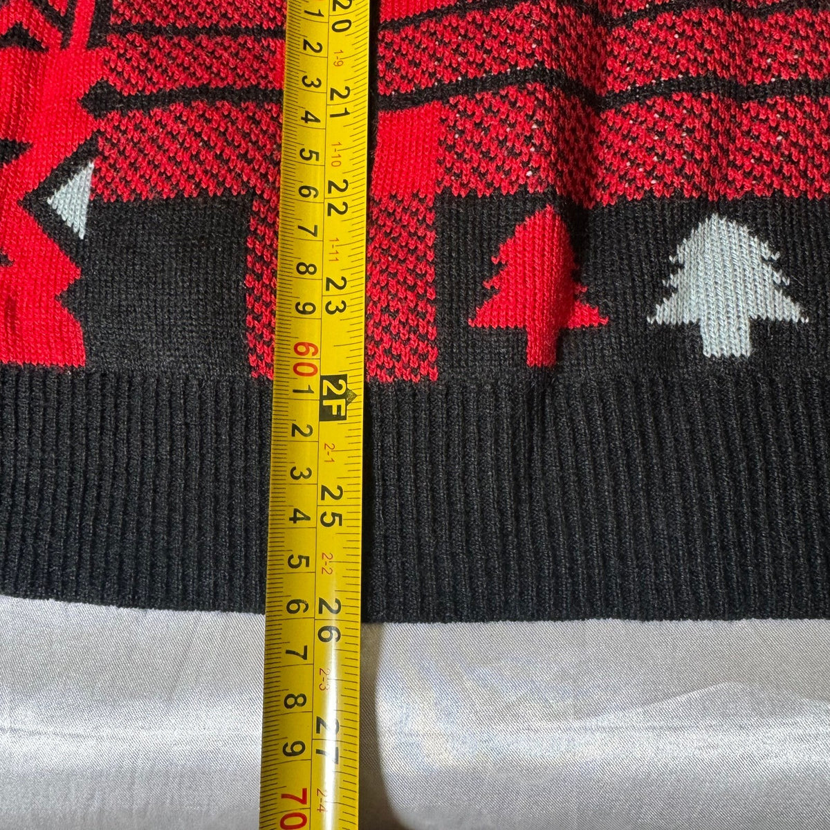 FOCO Toronto Raptors Ugly Christmas Sweater NBA Red Black Knit Size S