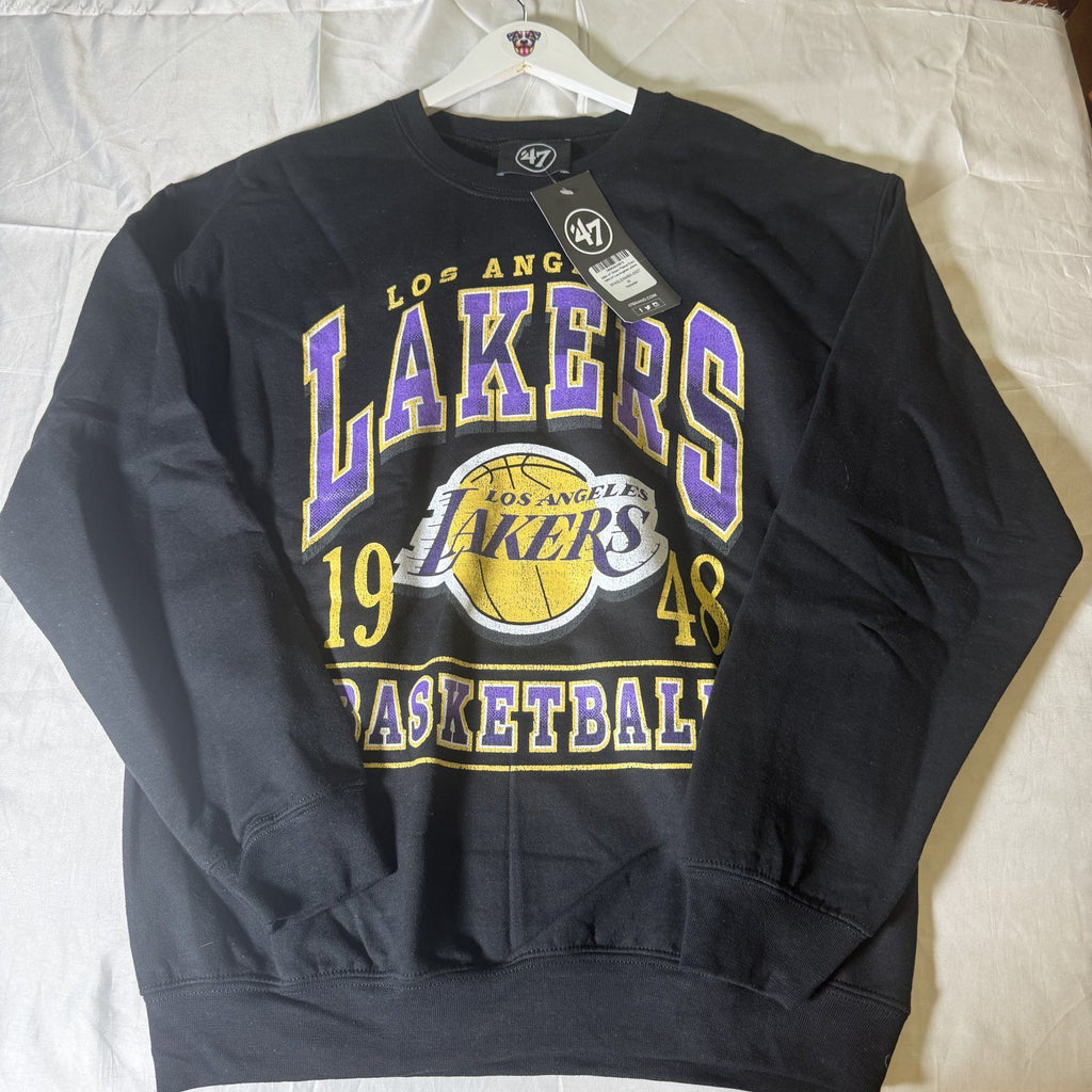 '47 Brand Los Angeles Lakers Heritage Crewneck Sweatshirt Sz M NWT
