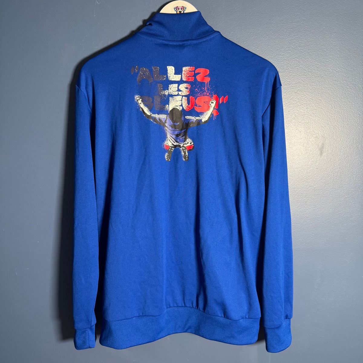 Adidas FIFA World Cup 2014 Brazil France Track Jacket Blue Size L