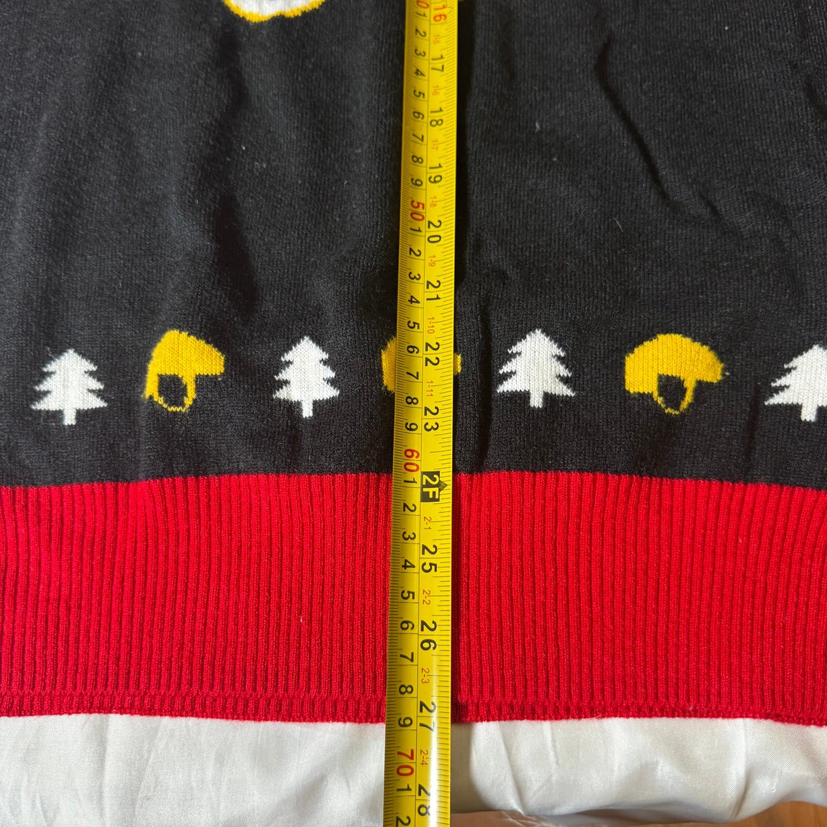 Calgary Flames Ugly Christmas Sweater NHL Official Licensed Red Black Size M