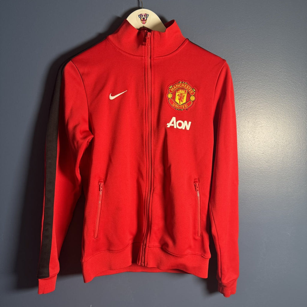 Nike Manchester United AON Track Jacket Red Black Size S
