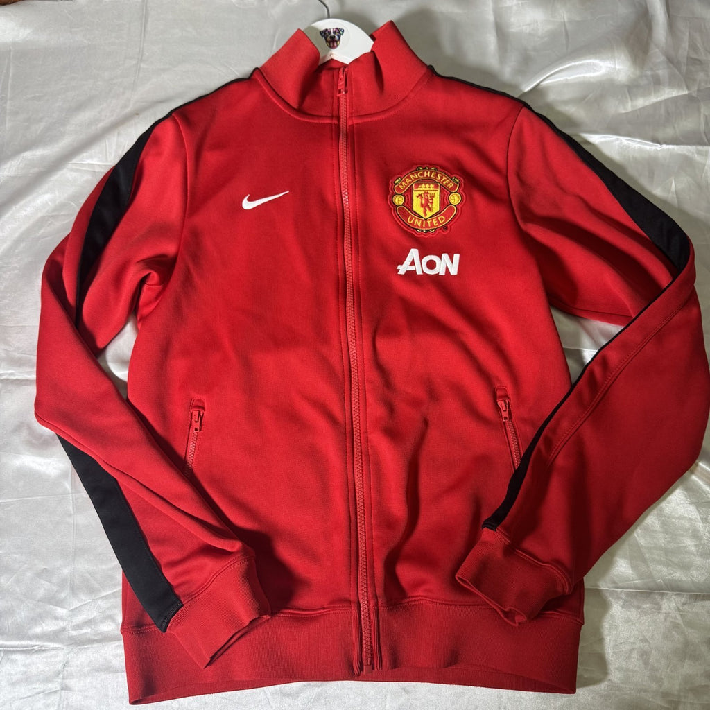 Nike Manchester United AON Track Jacket Red Black Size S