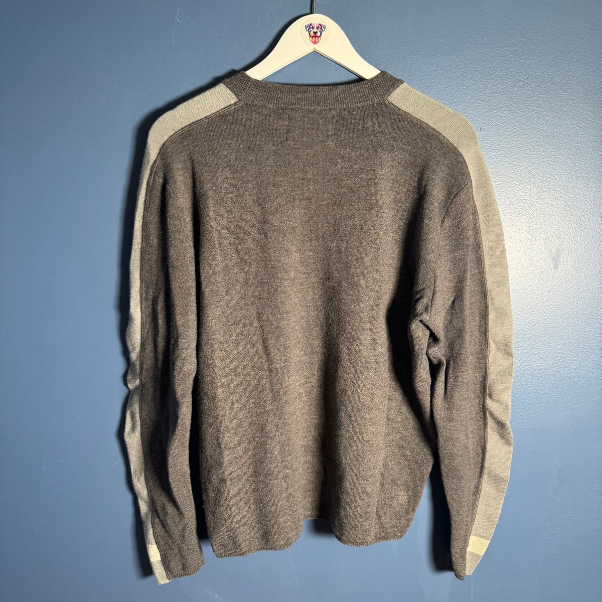 Woolrich Men's 100% Wool Crewneck Sweater Slate Heather Gray Size M