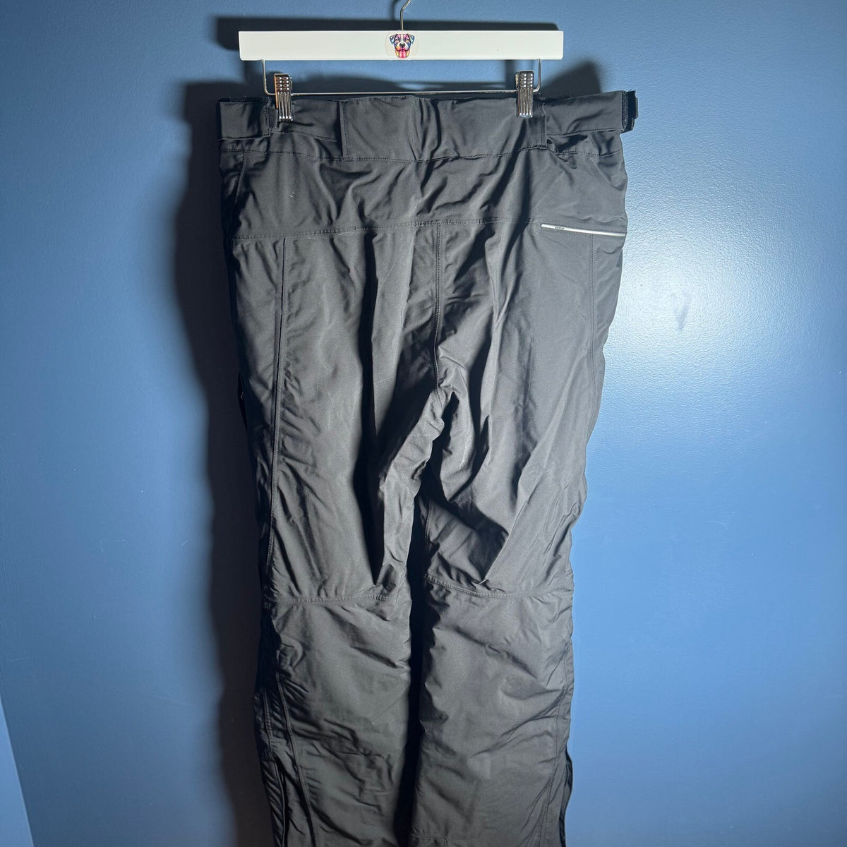 Karbon Men's Insulated Ski Snow Pants Black Size XL Stretch Nylon Shell