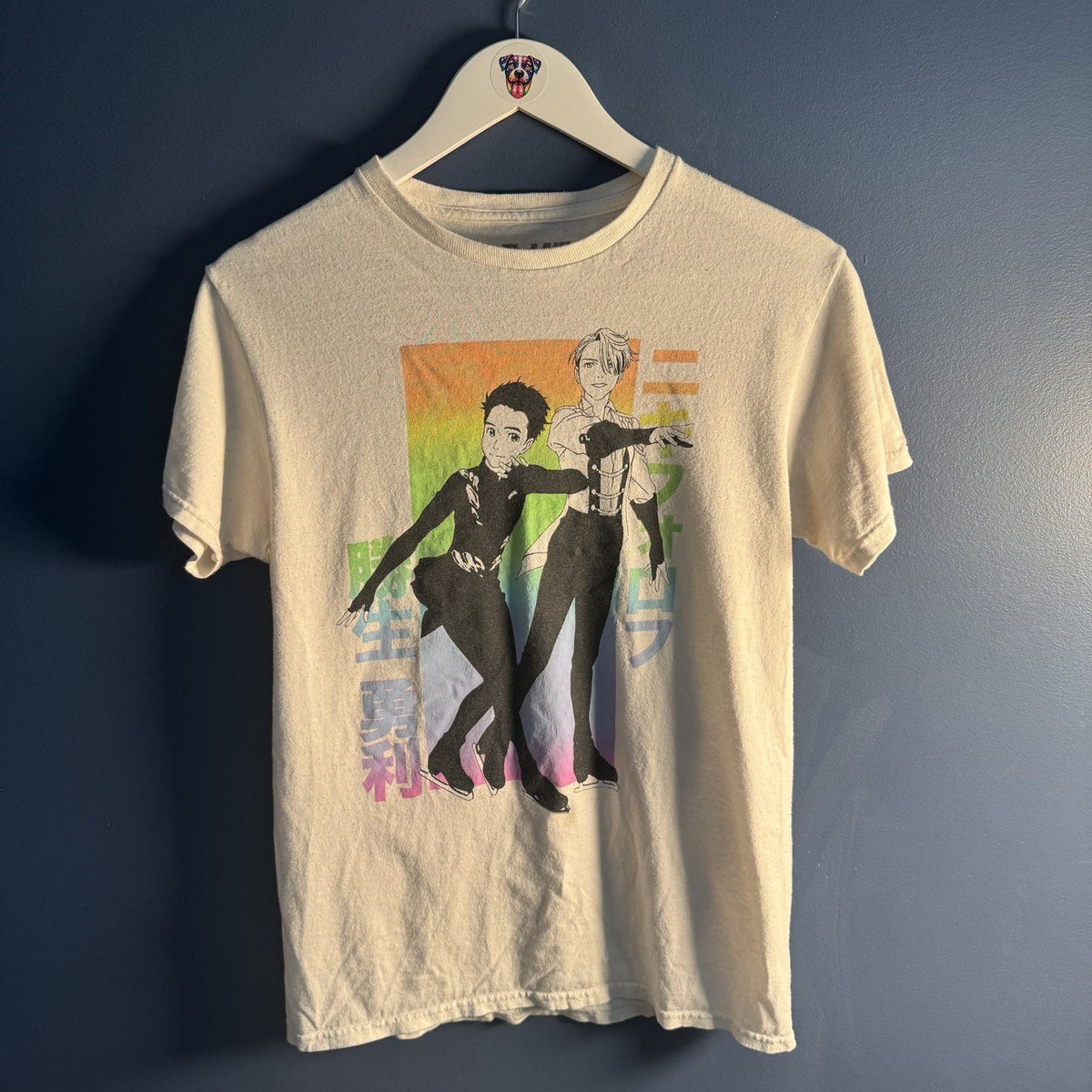 Yuri on Ice Crunchyroll Anime Graphic T-Shirt Victor Yuri Size S
