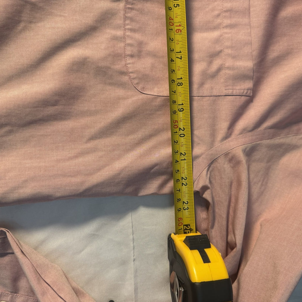 Eddie Bauer Y2K 2000s Pink Oxford Button Down Shirt Sz M Hong Kong