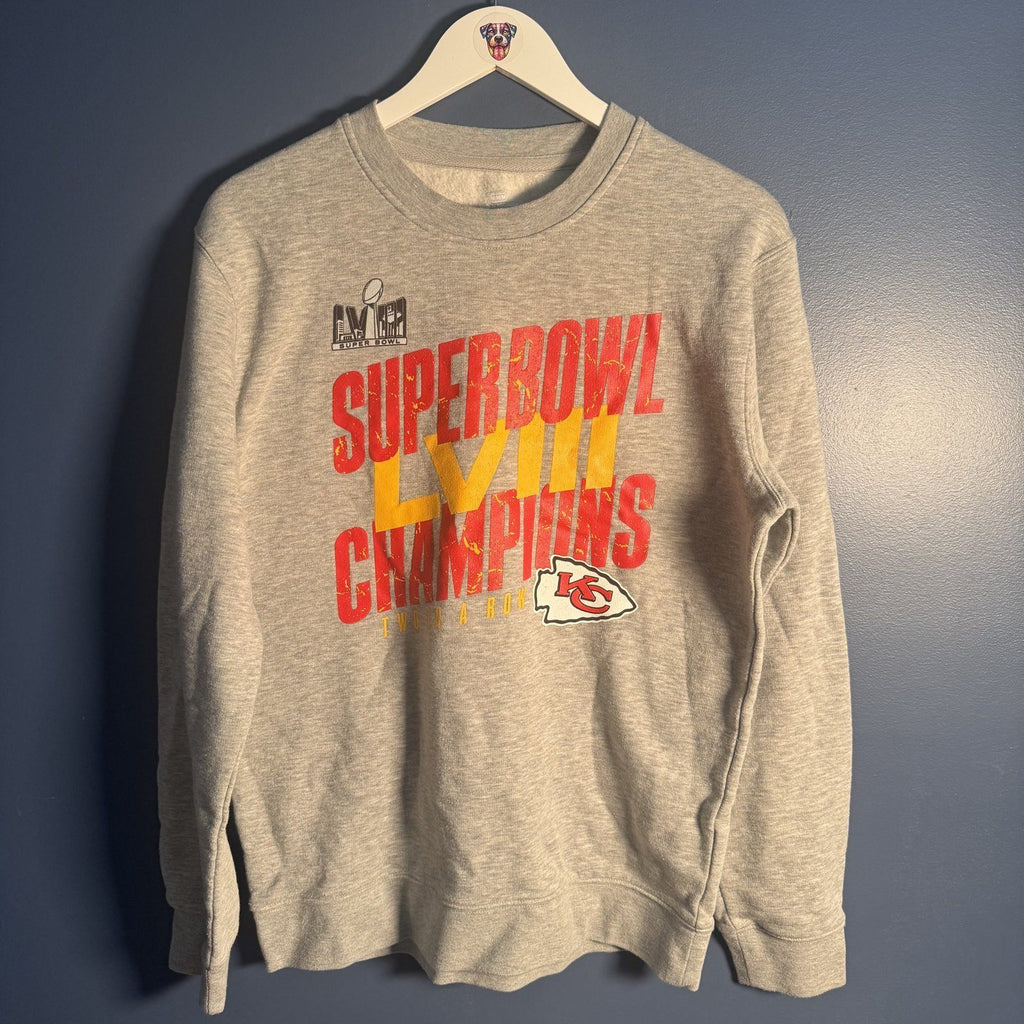 Fanatics Kansas City Chiefs Super Bowl LVIII Champions Crewneck Sweatshirt Sz M