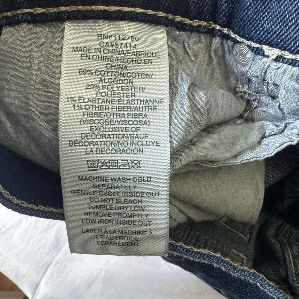 True Religion Geno Relaxed Slim Men's Jeans Dark Wash Stretch Denim Size 32 x 32