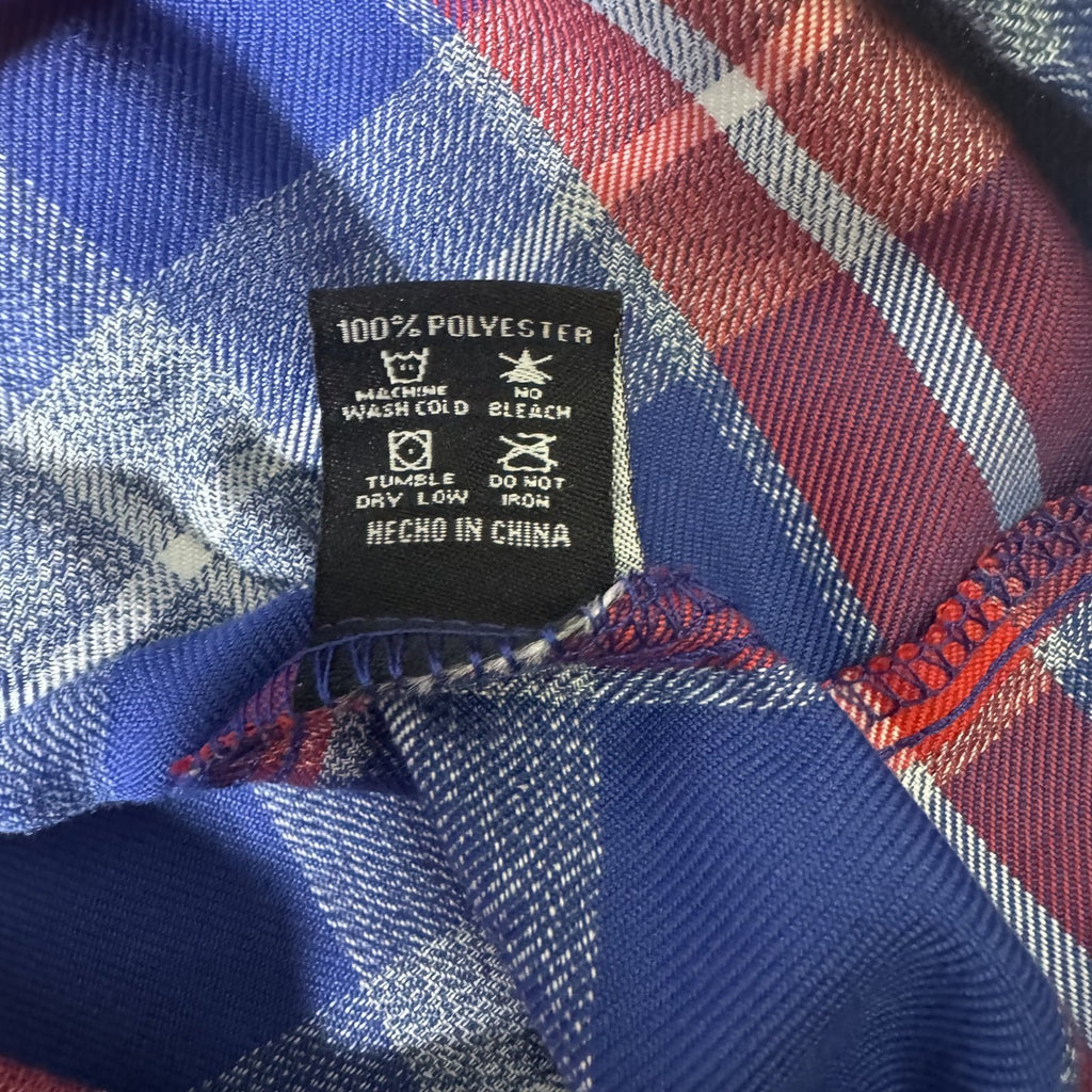 Dixxon Flannel Co Red Green Show Plaid Shirt Blue Red Size M Possum Brotherhood