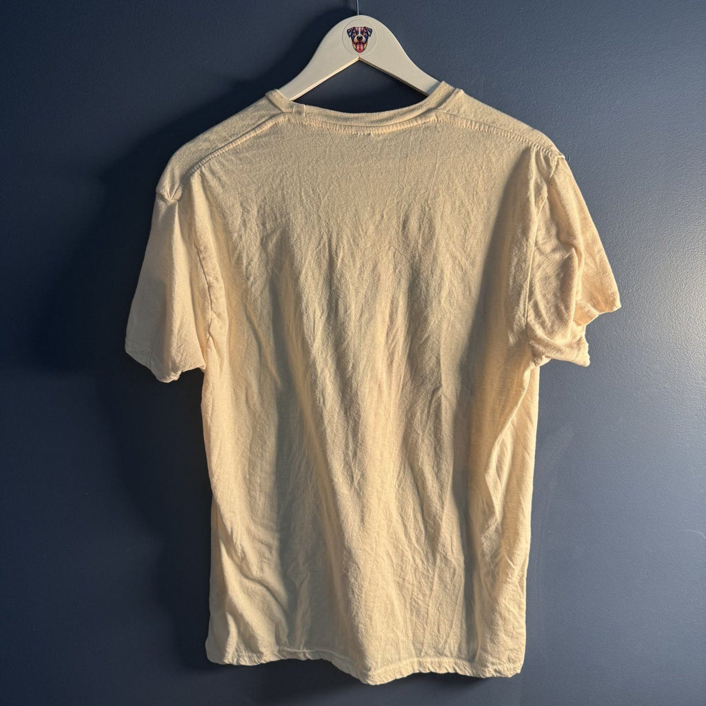 Star Trek Mirror Mirror Episode Retro Graphic T-Shirt Tan Crew Neck, Aprx Small
