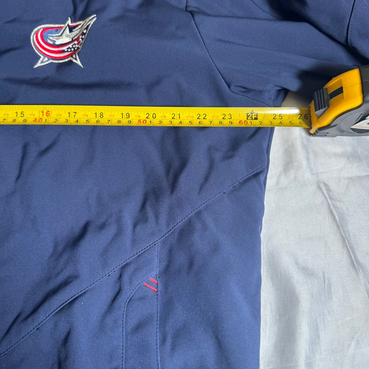Reebok Columbus Blue Jackets NHL Center Ice Full Zip Jacket Navy L 2000s