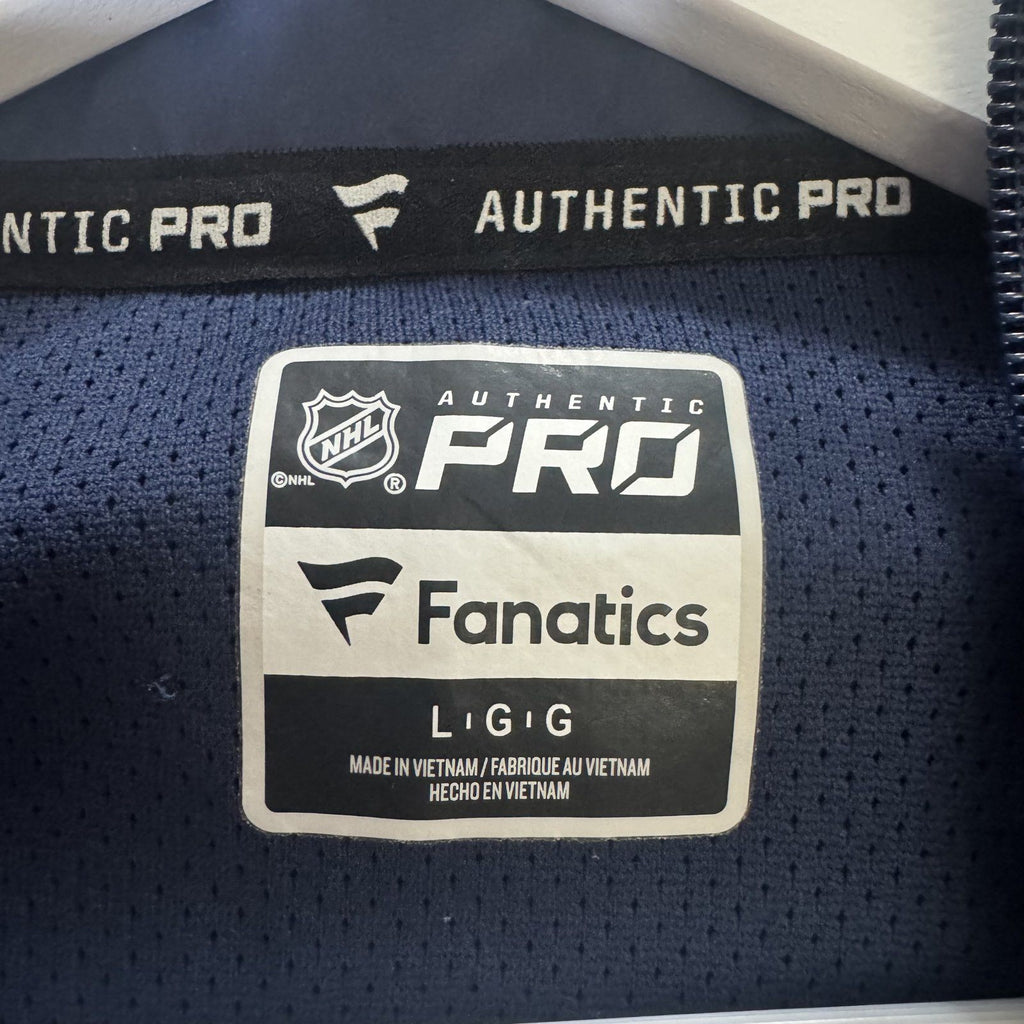 Columbus Blue Jackets NHL Fanatics Authentic Pro Jacket 2018 Season Size L