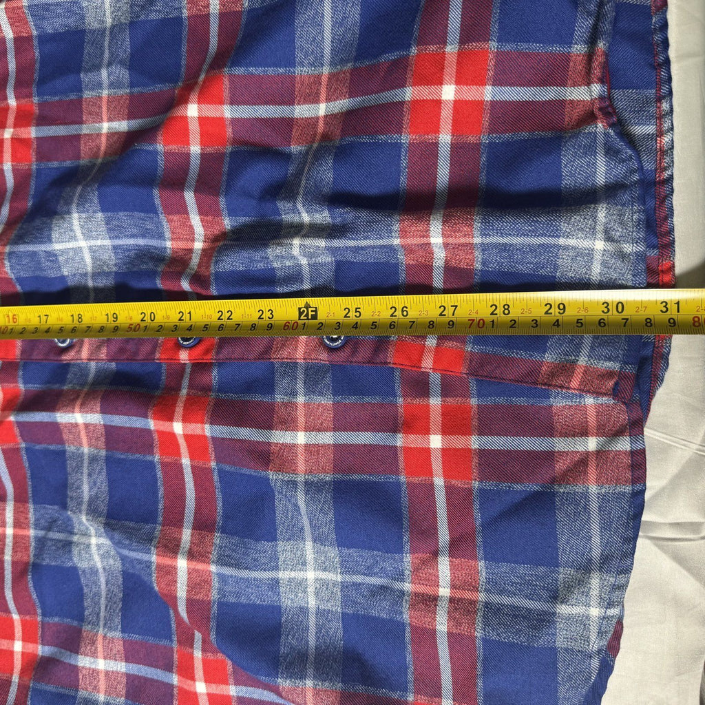 Dixxon Flannel Co Red Green Show Plaid Shirt Blue Red Size M Possum Brotherhood