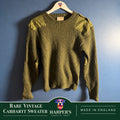 Vintage Carhartt Commando Sweater Made in England 100% Virgin Wool 44 Aprx S