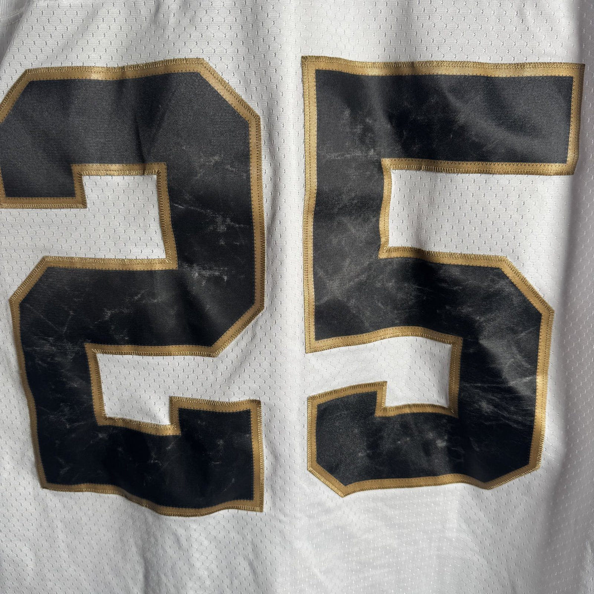 Vintage Reebok New Orleans Saints Reggie Bush 25 Jersey White XL Made in Korea